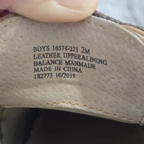 Florsheim Boys Youth Size 2M Brown Leather Brogues Wingtips Dress - Picture 10 of 10